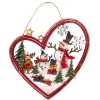 Hängeornament Herz "Winterspaß" Clearance