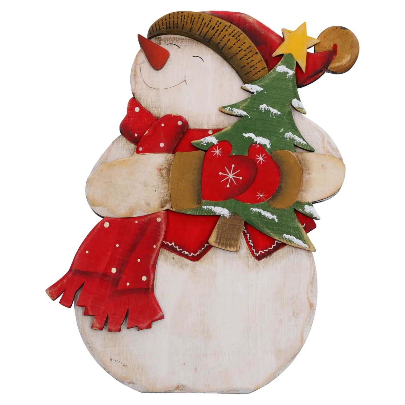 Holzaufsteller "Schneemanns Lieblingsbäumchen"