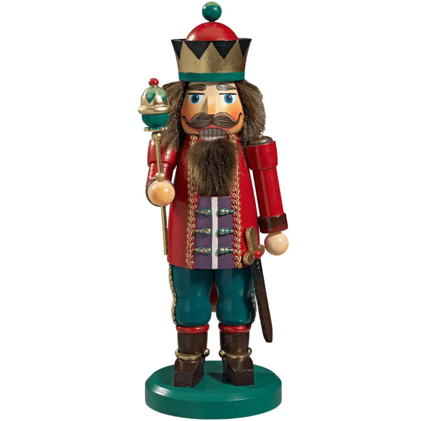 Käthes Original Holzknackl "König", rot, 25 cm