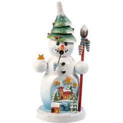 Käthes Original Holzknoddl Schneemann "O Tannenbaum", Räuchermännchen Online