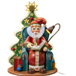 Käthes Original Holzknoddl "Weihnachtswünsche", Räuchermännchen Discount