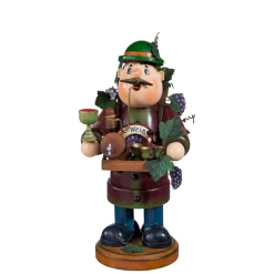 Käthes Original Holzknoddl "Weinhändler", Räuchermännchen Discount