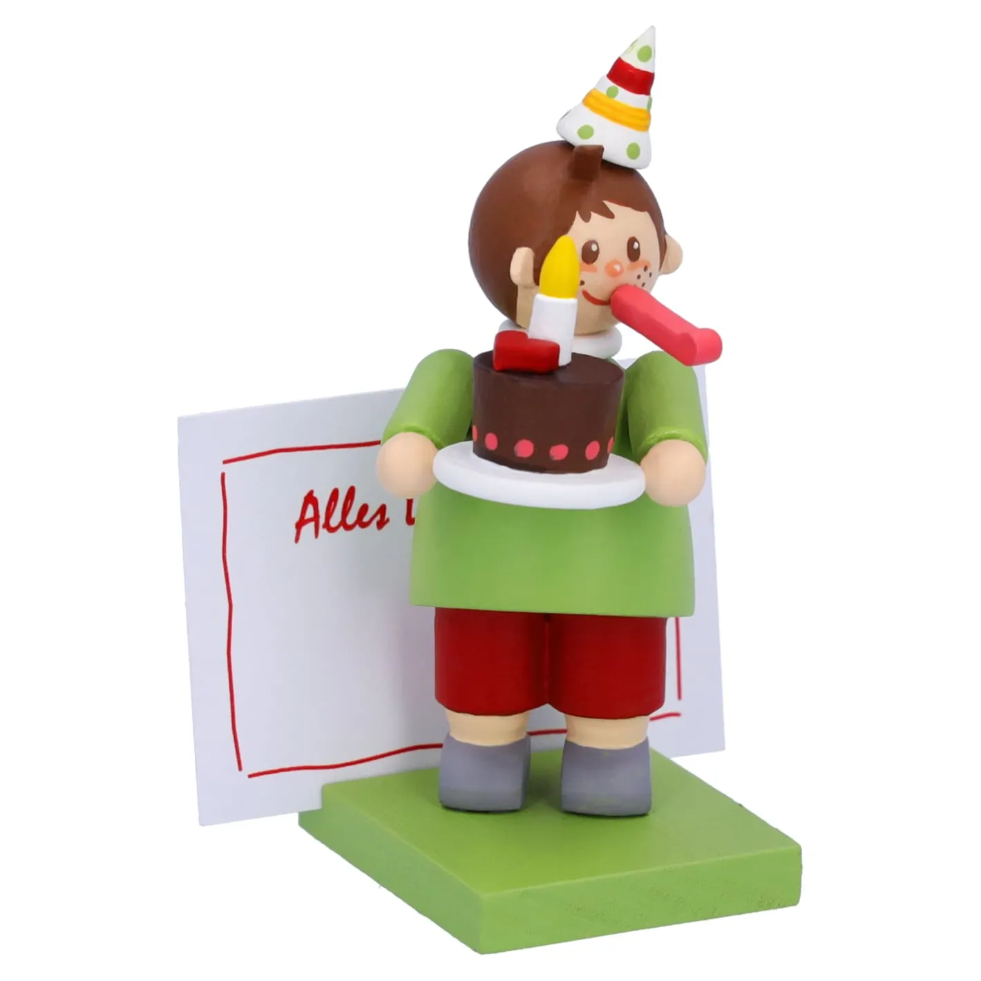 Käthes Original Junge mit Torte "Herzlichen Glückwunsch" Online
