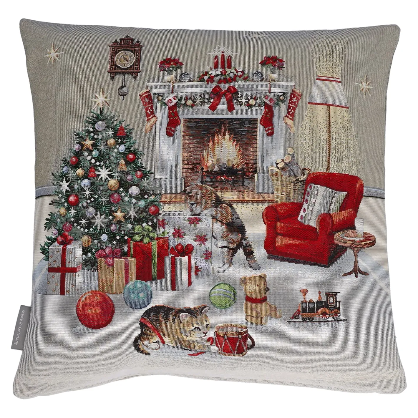 Sandner Kissenhülle "Katzenweihnacht" Discount