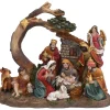 Krippenszene "Heilige Familie unter Baum"