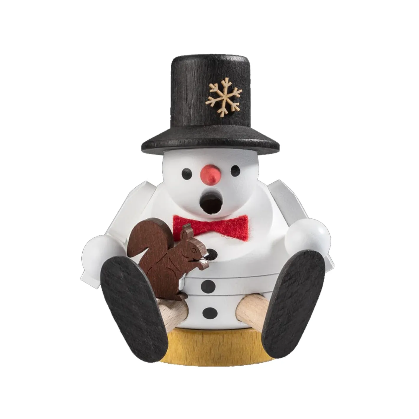 Richard Glässer Kugeliger Schneemann, Räuchermännchen Best