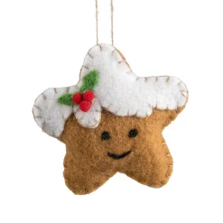 Lebkuchen-Stern aus Filz Outlet