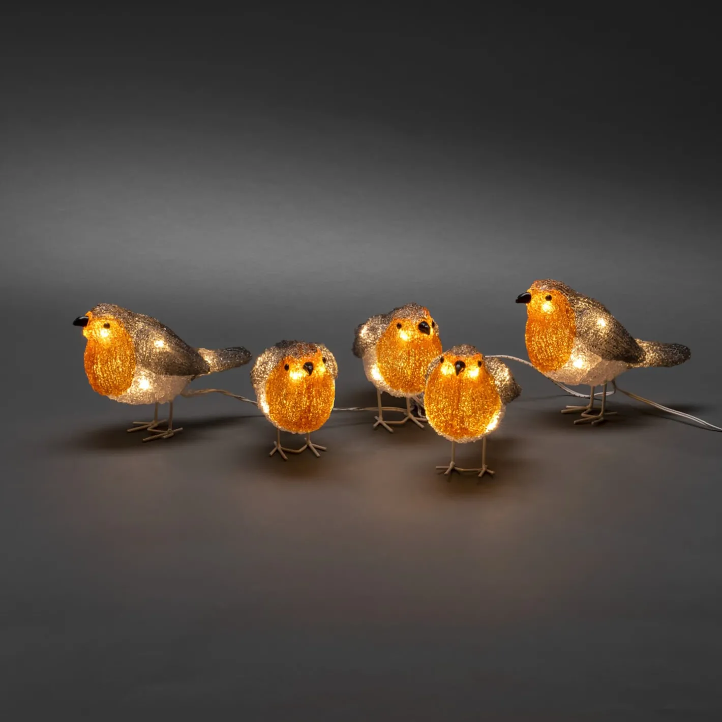 KONSTSMIDE LED Acryl Rotkehlchen Clearance