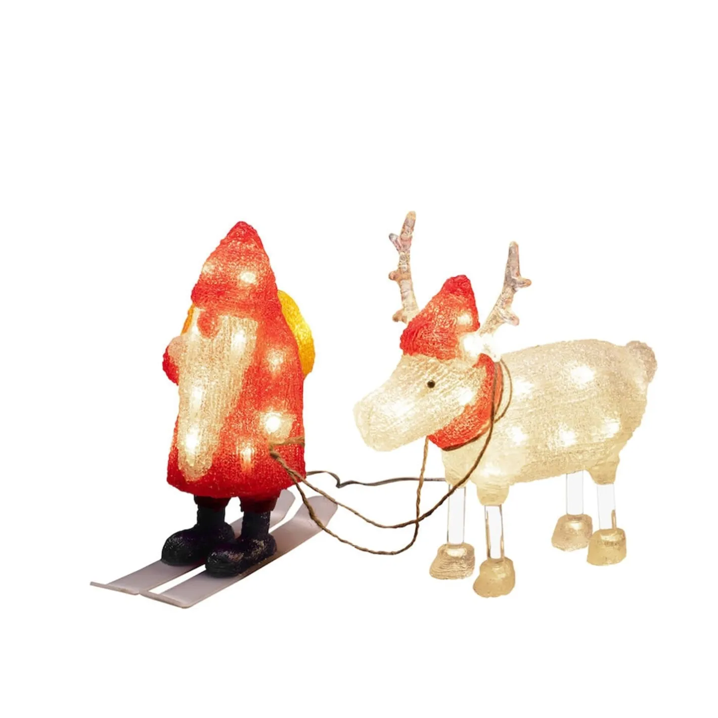 KONSTSMIDE LED Acryl Santa & Rentier Best