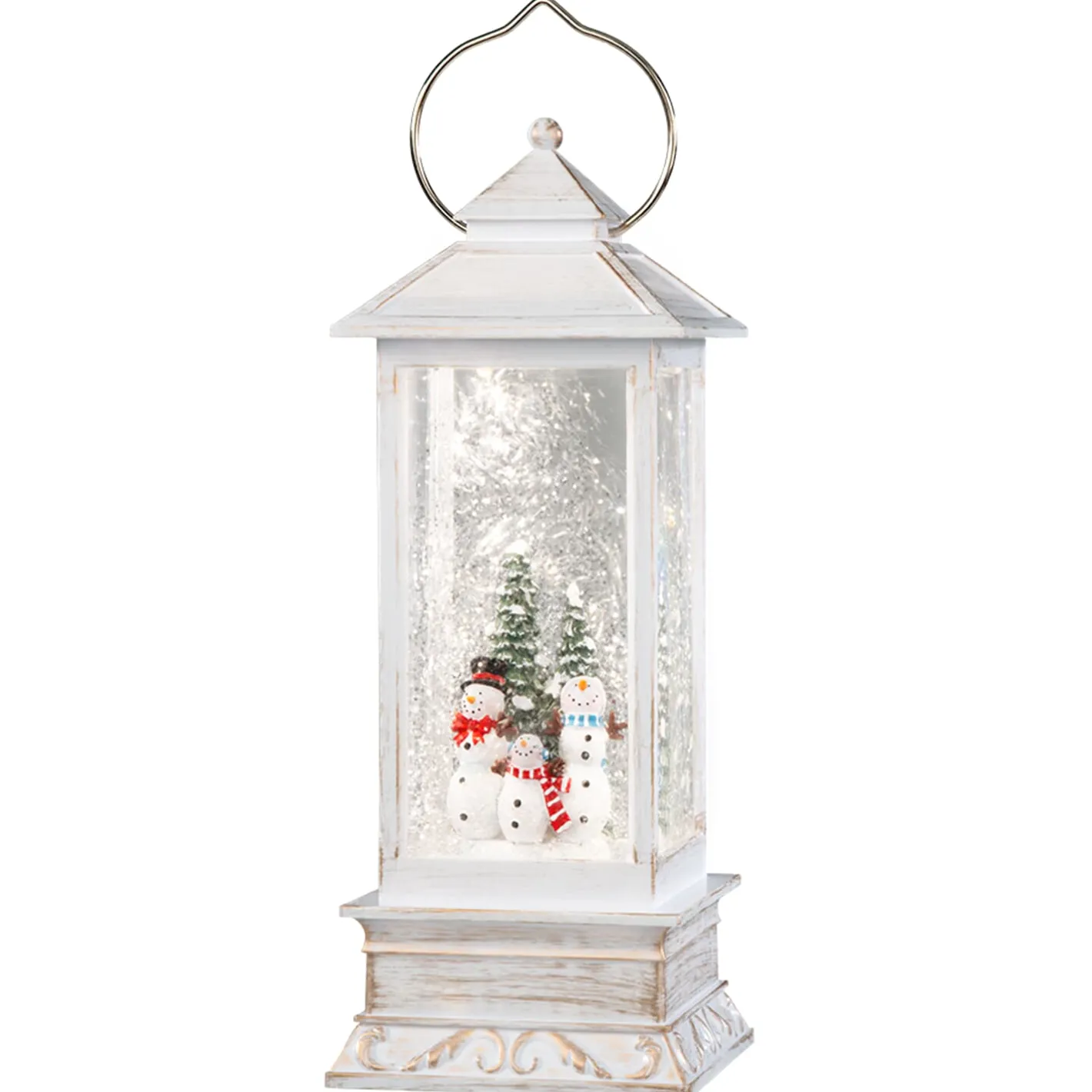 KONSTSMIDE LED Schneelaterne "Schneemänner", 27,5 cm New