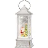KONSTSMIDE LED Schneelaterne "Weihnachtsmann mit Hund", 27,5 cm Sale
