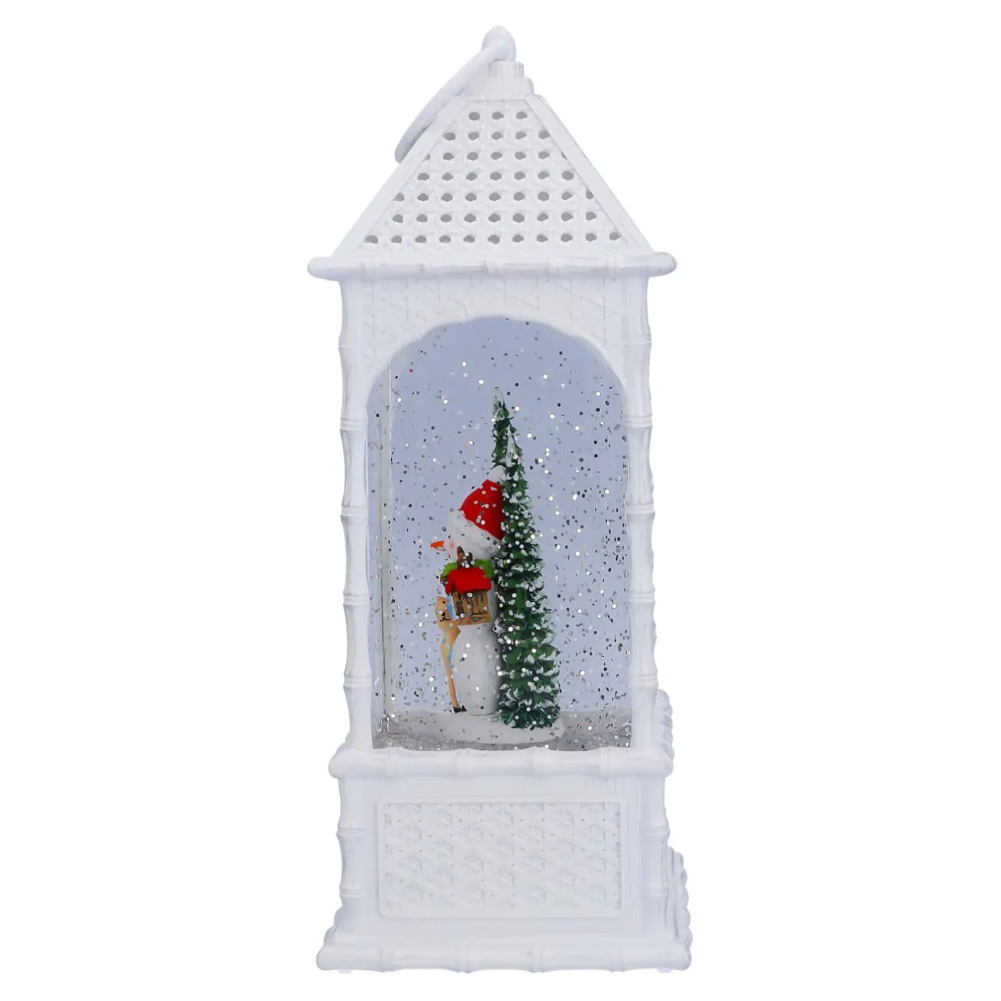 KONSTSMIDE LED Schneelaterne "Winterfreunde", 27 cm Clearance