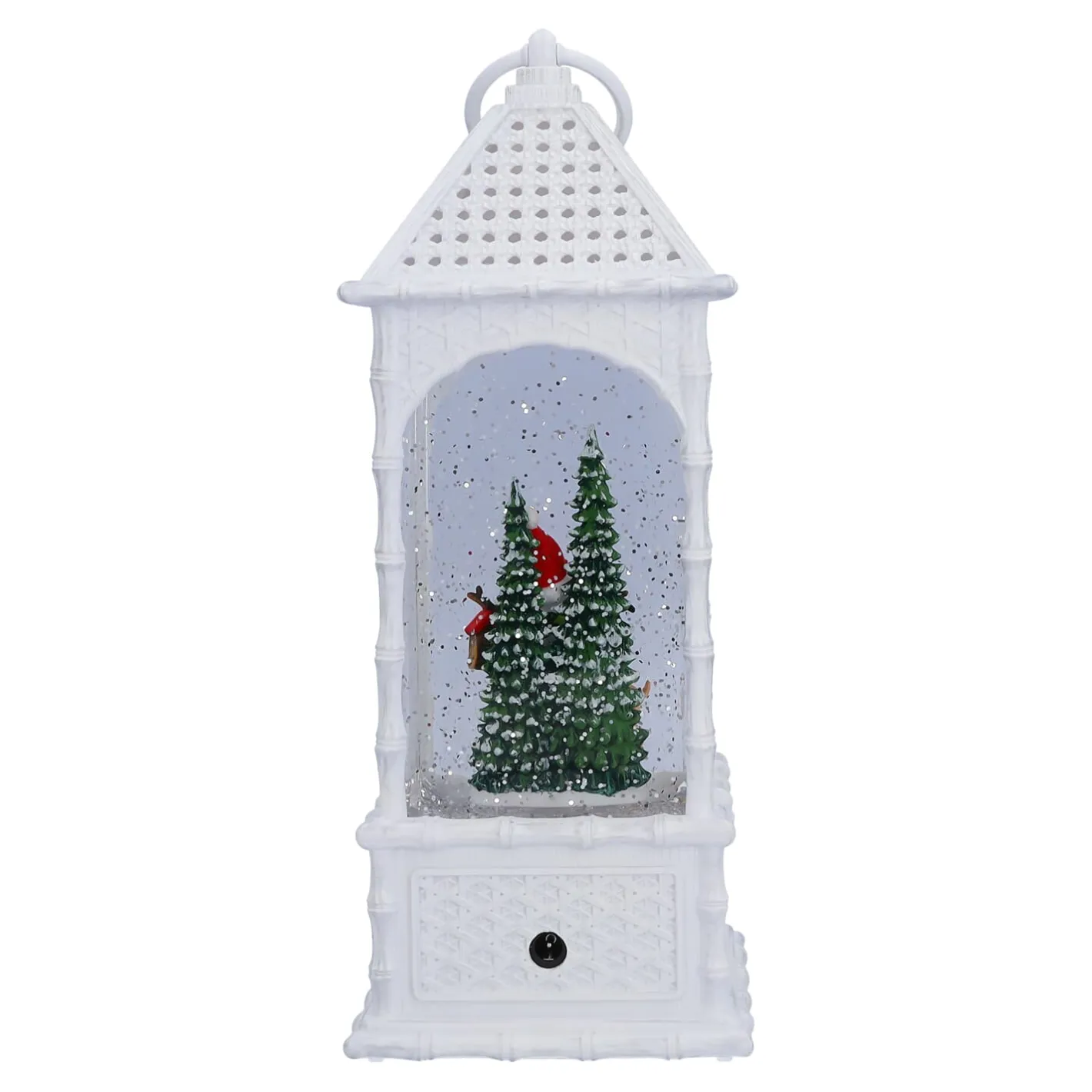 KONSTSMIDE LED Schneelaterne "Winterfreunde", 27 cm Clearance