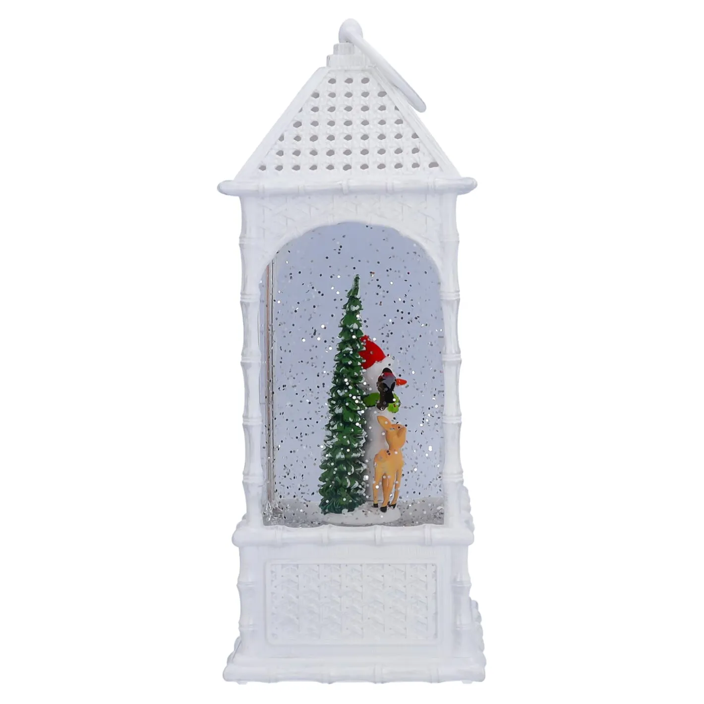 KONSTSMIDE LED Schneelaterne "Winterfreunde", 27 cm Clearance
