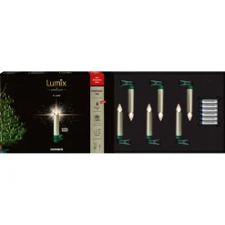 Krinner Lumix Superlight Flame 6 Mini Kerzen Erweiterungsset in Cashmere Sale