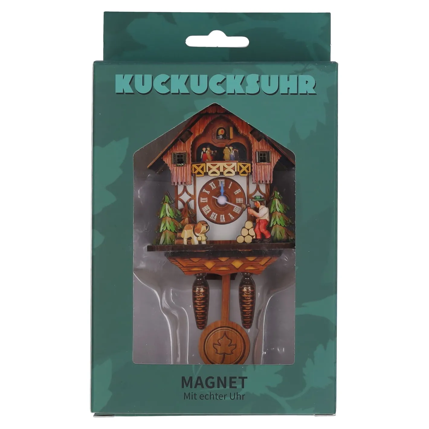 Magnet Kuckucksuhr "Holzfälleridylle" Clearance