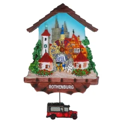 Magnet Kuckucksuhr "Rothenburg" Hot