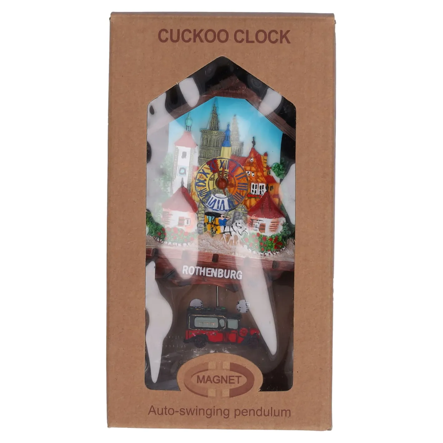 Magnet Kuckucksuhr "Rothenburg" Hot