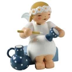 WENDT & KÜHN Margeritenengel mit Becher und Krug, sitzend Online