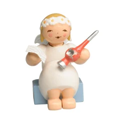WENDT & KÜHN Margeritenengel mit Christbaumspitze, sitzend Discount