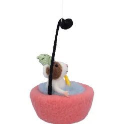 Maus in Badewanne aus Filz Sale