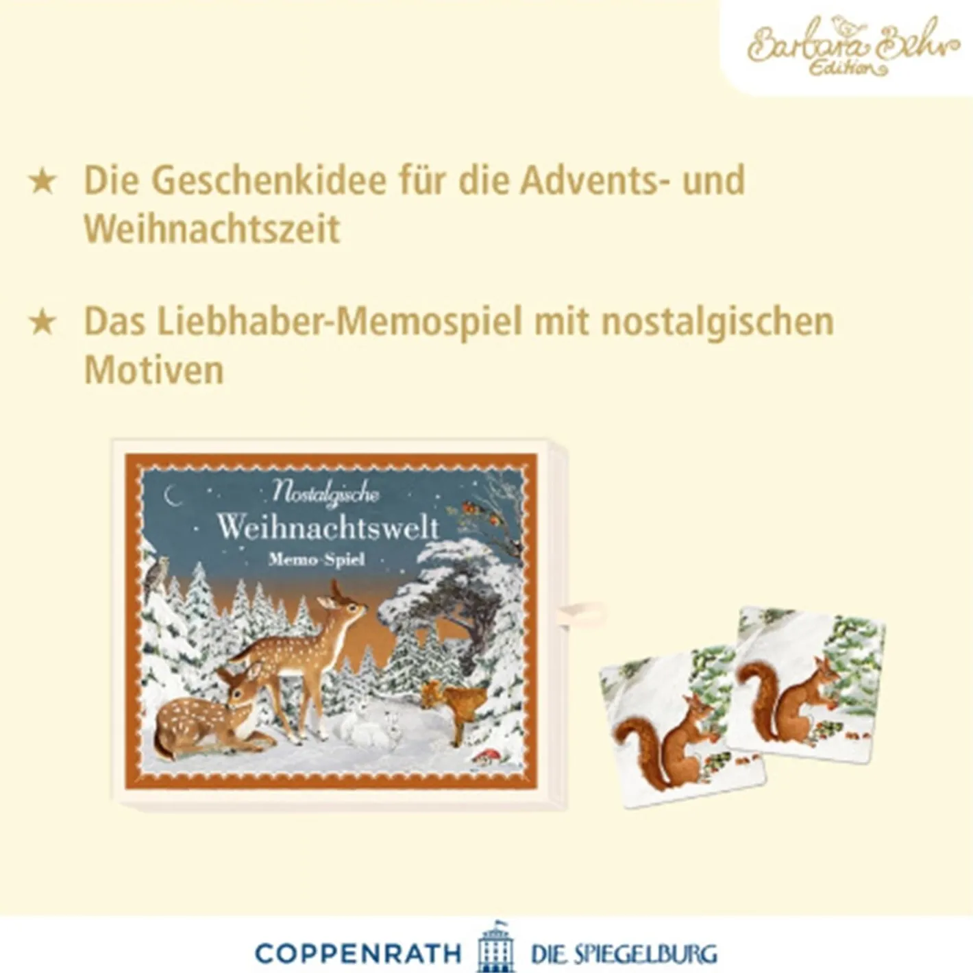 Memo-Spiel, "Nostalgische Weihnachtswelt" Discount