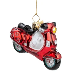 Poesie in Glas Motorroller, Glas-Baumbehang Outlet