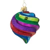 Poesie in Glas Muschel bunt mit Glitzer Discount
