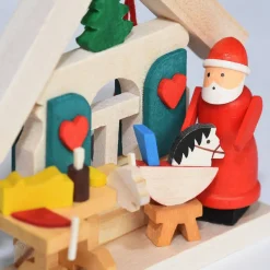 Nikolaus in der Spielzeugwerkstatt, Holz-Baumbehang Online