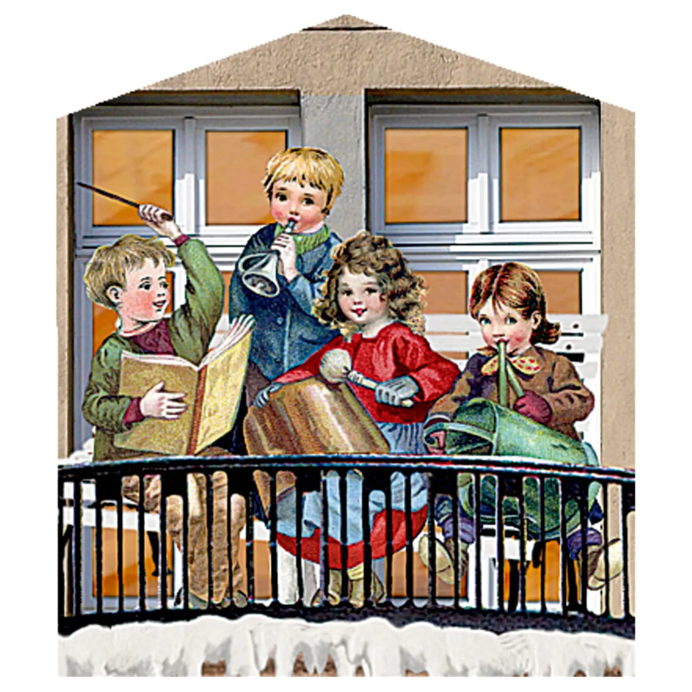 Nostalgie Adventskalender "Weihnachtslädchen-Leporello" Clearance