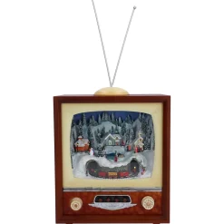 Nostalgiefernseher "Weihnachtsexpress", Spieldose Hot