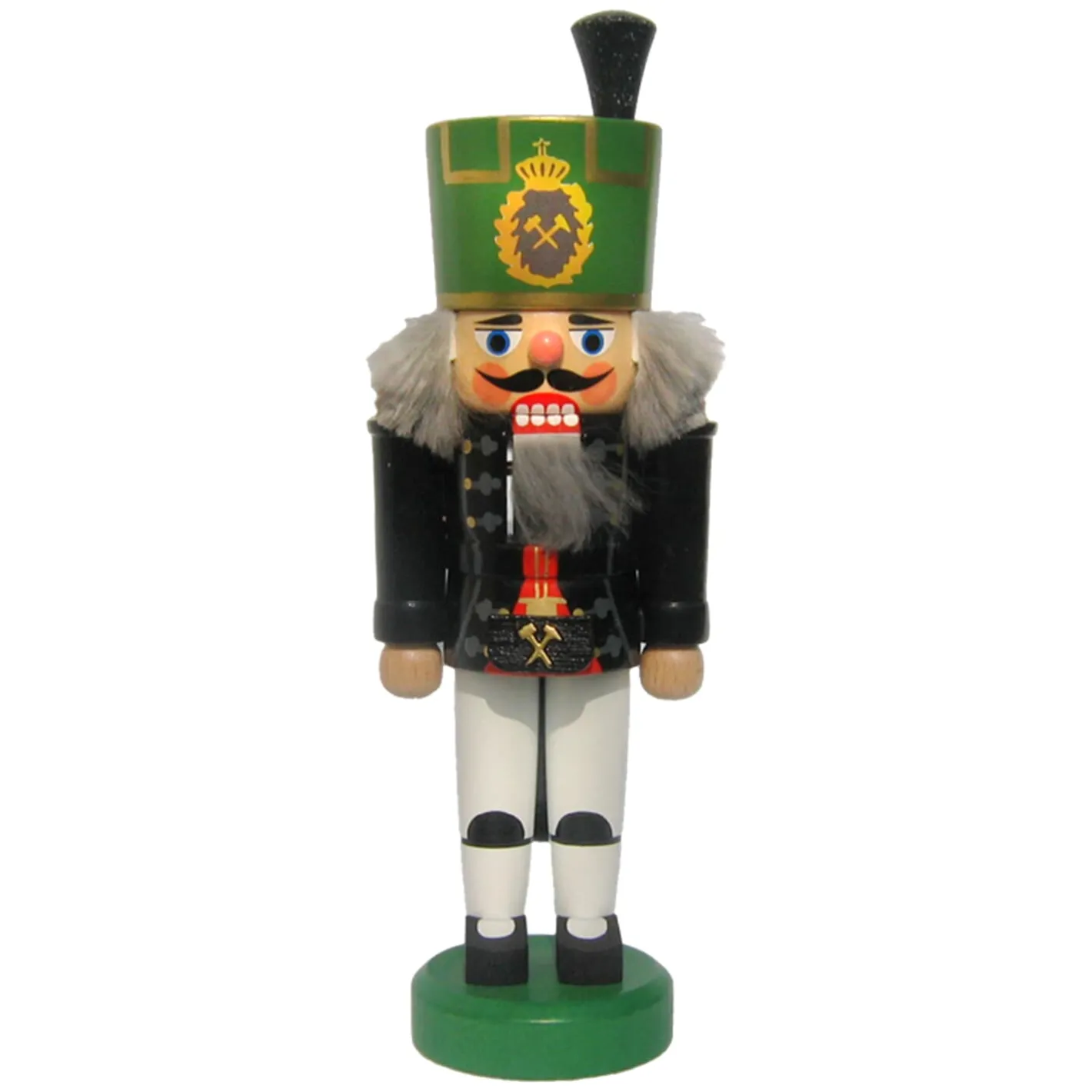 HODREWA Nussknacker "Bergmann mit Fell", 21 cm Outlet
