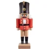 HODREWA Nussknacker "Gardesoldat", rot/lasiert, 20,5 cm Outlet