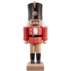 HODREWA Nussknacker "Gardesoldat", rot/lasiert, 20,5 cm Outlet