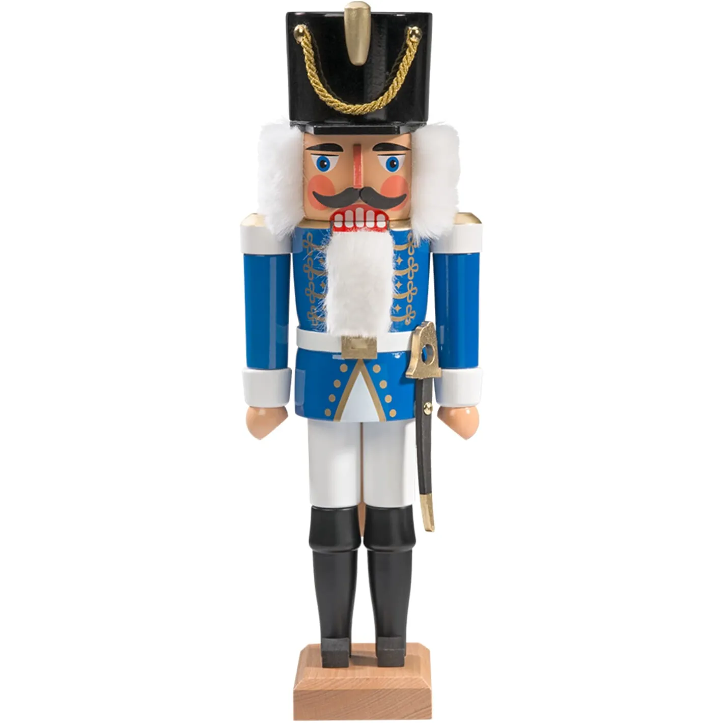 HODREWA Nussknacker "Husar", blau, 36 cm Best