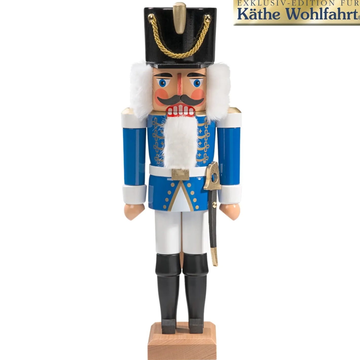 HODREWA Nussknacker "Husar", blau, 36 cm Best
