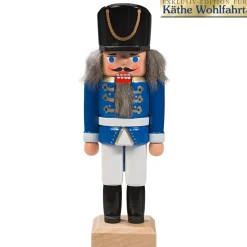 HODREWA Nussknacker "Husar", blau, 14,5 cm Discount
