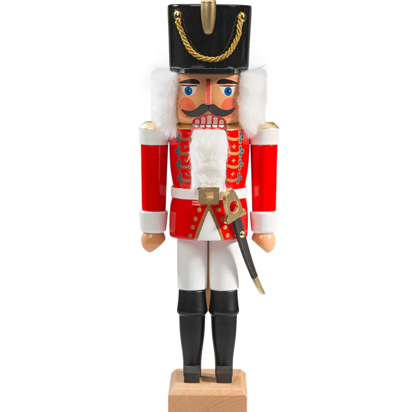 HODREWA Nussknacker "Husar" rot, 37,5 cm New