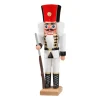 HODREWA Nussknacker "Husar", weiß, 29 cm Discount