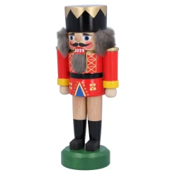 HODREWA Nussknacker "König", rot, 16,5 cm Hot