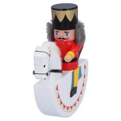 HODREWA Nussknacker "Reiterlein", König, 14,5 cm