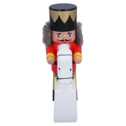 HODREWA Nussknacker "Reiterlein", König, 14,5 cm