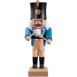 HODREWA Nussknacker "Trommler", blau/lasiert, 20,5 cm Clearance