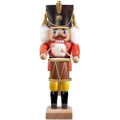 HODREWA Nussknacker "Trommler", rot/lasiert, 29,5 cm Online