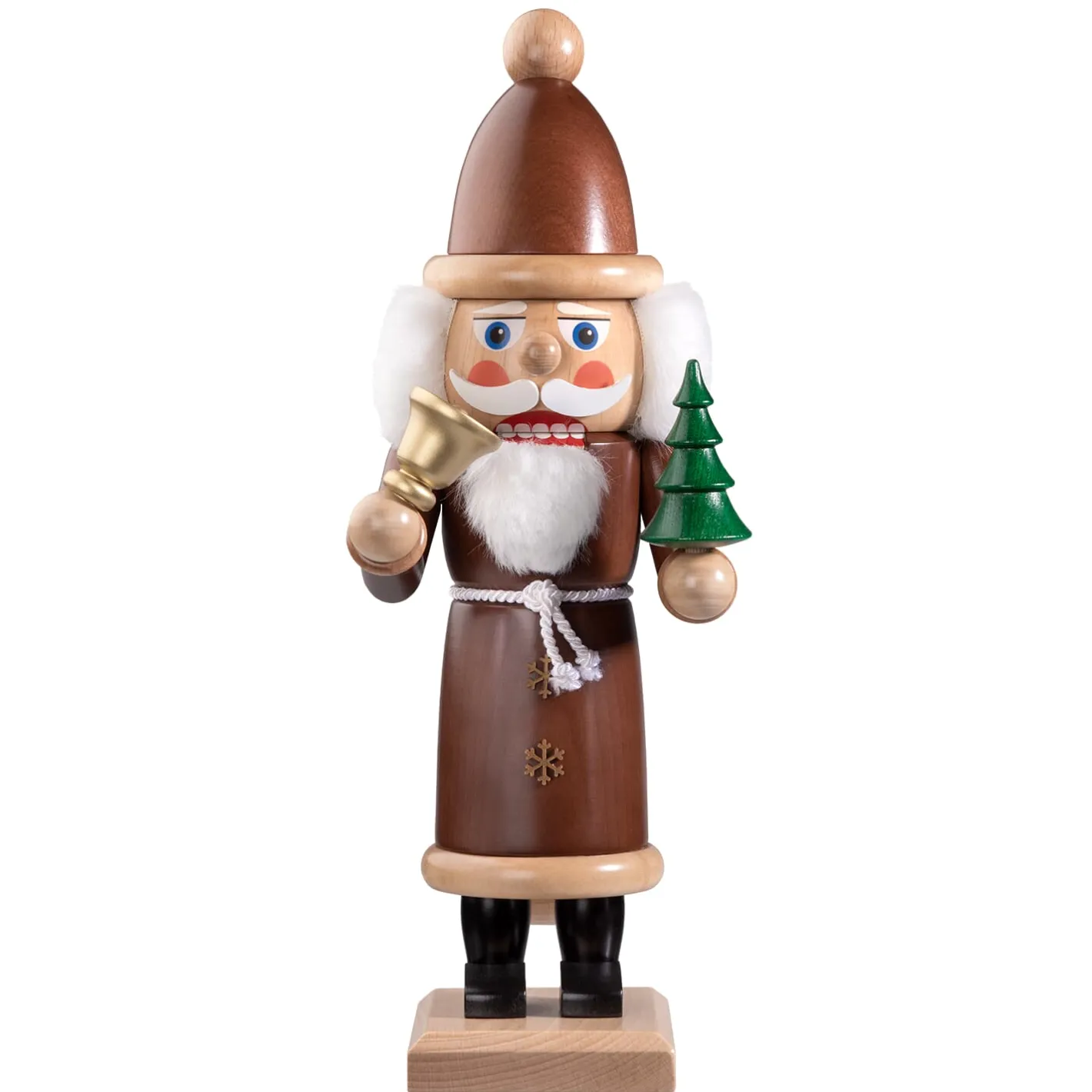HODREWA Nussknacker "Weihnachtsmann", braun/lasiert, 37 cm Sale