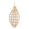 Olive klar mit Glitzer gold/weiß Clearance