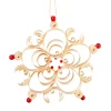 Ornament mit roten Perlen Online