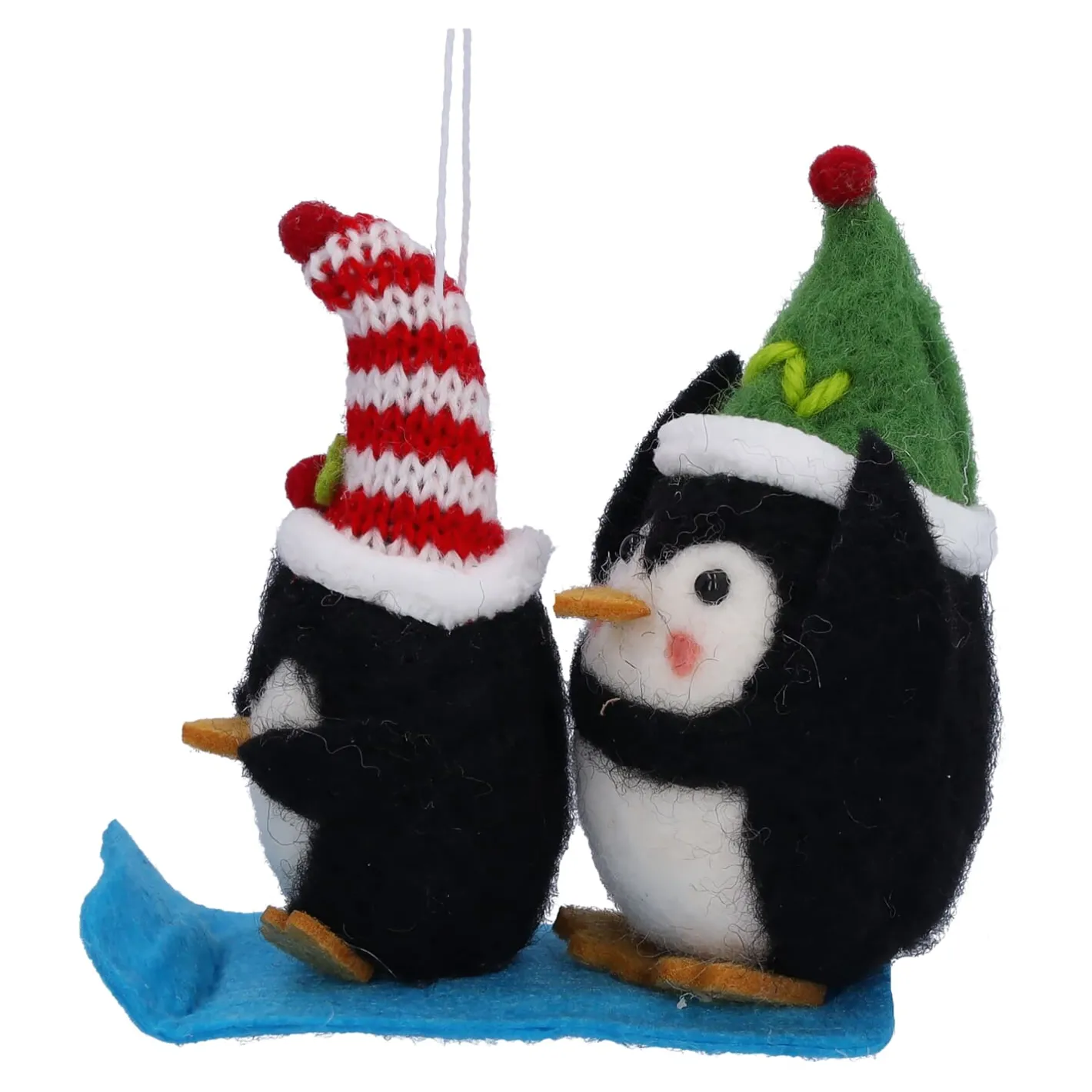 Pinguine auf Schlitten aus Filz Outlet