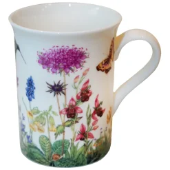Porzellan-Tasse "Blumenwiese mit Orchideen" Best