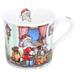 Porzellan-Tasse "Weihnachtsmann und seine Schätze" Online